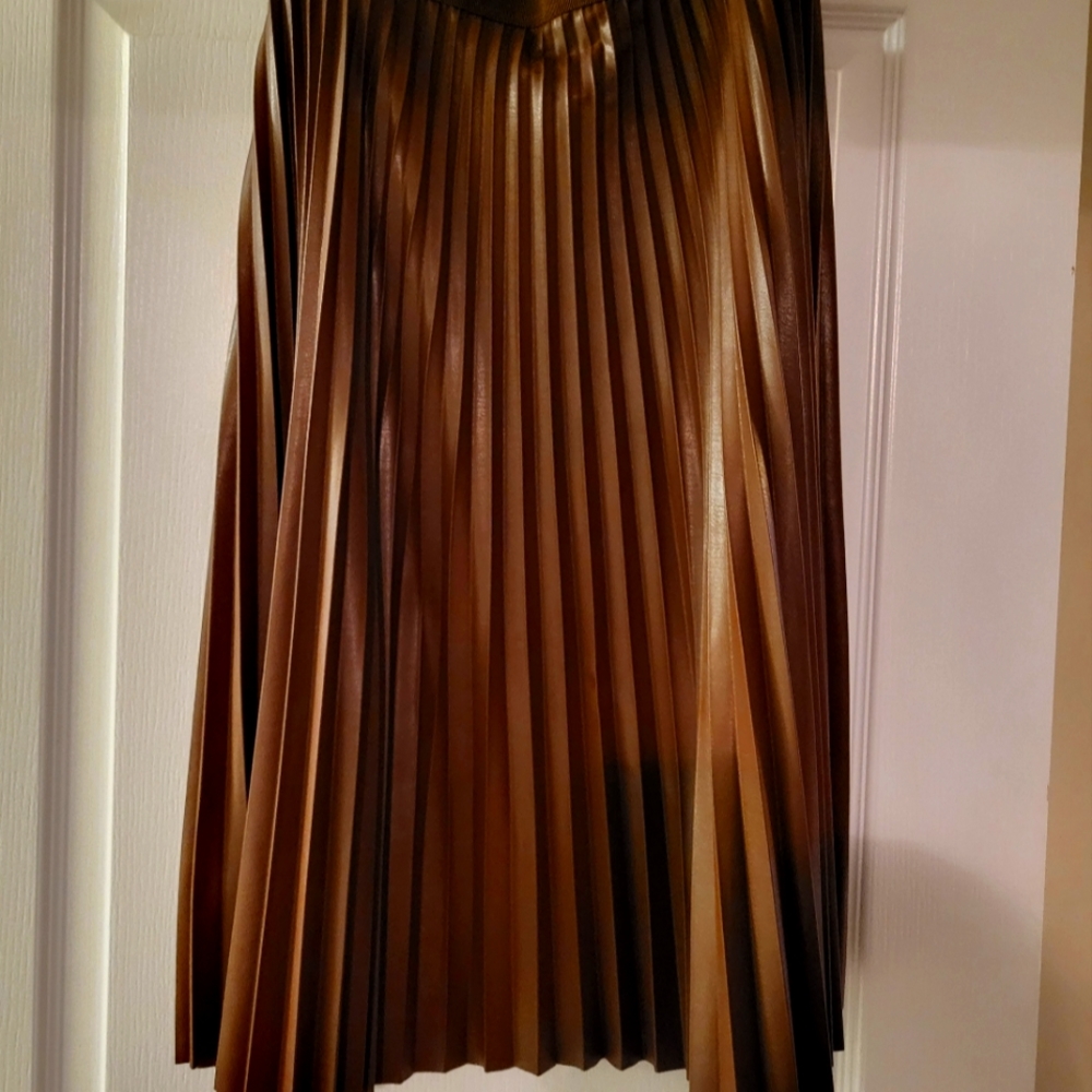 Joe Fresh Pleated midi Skirt.